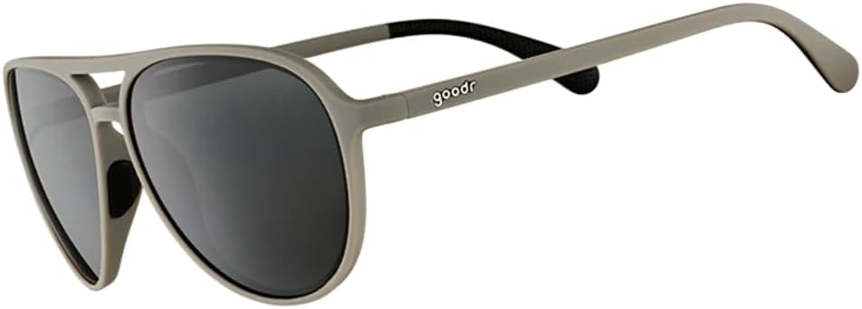goodr Polarized Aviator Sunglasses, Large Sized (Mach G), UV400 Protection, No Slip, No Bounce