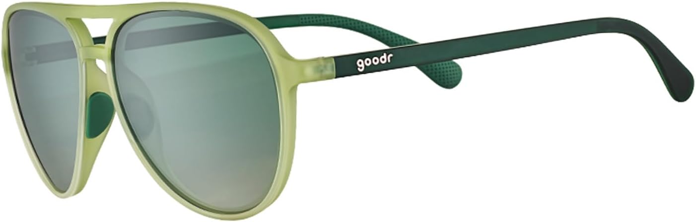 goodr Polarized Aviator Sunglasses, Large Sized (Mach G), UV400 Protection, No Slip, No Bounce